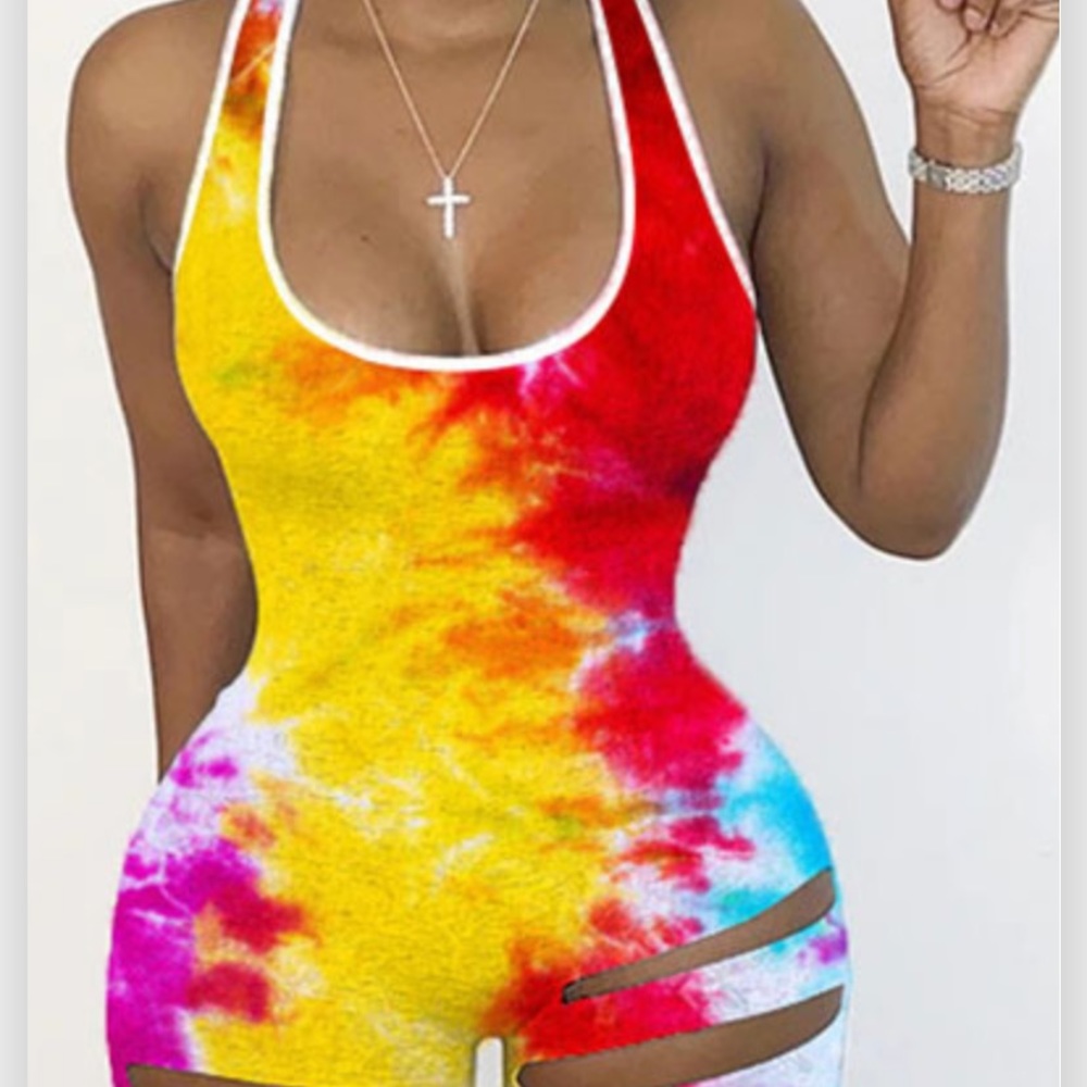 Tie dye romper